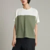 Shapes Üçgen Raglan Grafik Tişört Asya Bedenleri “Egret”