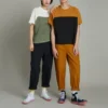 Shapes Üçgen Raglan Grafik Tişört Asya Bedenleri “Egret”