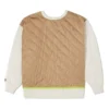 Shapes Kapitone Crew Sweatshirt Asya Bedenleri “Bej”