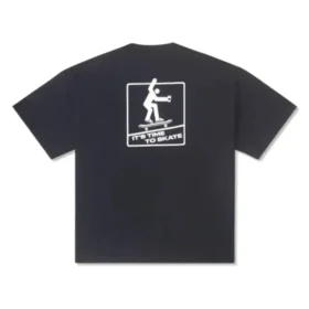 Skateboard Pocket Tee Asya Bedenleri “Siyah”