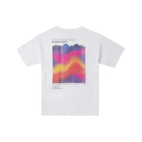 Soundwaves T-Shirt Asya Bedenleri “Beyaz”