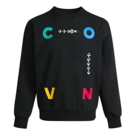 Spor Kontrast Harf Baskılı Bisiklet Yaka Sweatshirt Asya Bedenleri “Siyah” Spor Kontrast Harf Baskılı Bisiklet Yaka Sweatshirt Asya Bedenleri “Siyah”