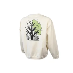 Spring Up Grafik Crew Sweatshirt Asya Bedenleri “Egret” Spring Up Grafik Crew Sweatshirt Asya Bedenleri “Egret”