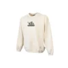 Spring Up Grafik Crew Sweatshirt Asya Bedenleri “Egret”