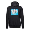 Star Chevron 3D Court Kapüşonlu Sweatshirt Asya Bedenleri “Siyah”