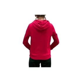 Star Chevron İşlemeli Pullover Kapüşonlu Sweatshirt Asya Bedenleri “Kırmızı”