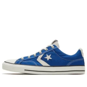 Star Player Retro Casual Kaykay Ayakkabıları Unisex Mavi Beyaz