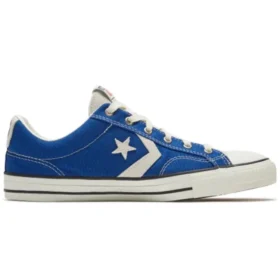 Star Player Retro Casual Kaykay Ayakkabıları Unisex Mavi Beyaz