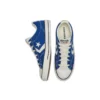 Star Player Retro Casual Kaykay Ayakkabıları Unisex Mavi Beyaz