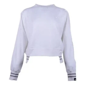 Stripe Nefes Alabilir Kazak Beyaz