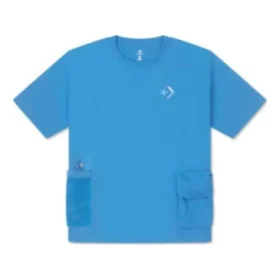 Summer Drink Pocket T-Shirt Asya Bedenleri “Mavi”