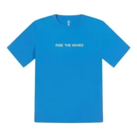 Summer Verbiage T-Shirt Asya Bedenleri “Mavi”
