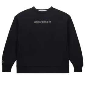 Swarovski Kristalleri ile Süslenmiş Gold Standard Bisiklet Yaka Sweatshirt Asya Bedenleri “Siyah” Swarovski Kristalleri ile Süslenmiş Gold Standard Bisiklet Yaka Sweatshirt Asya Bedenleri “Siyah”