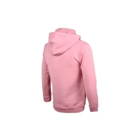 Tam Fermuarlı Kapüşonlu Sweatshirt Asya Bedenleri “Pink”