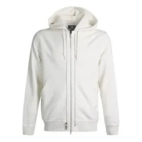 Tam Fermuarlı Spor Günlük Kapüşonlu Gömlekler Unisex Beyaz