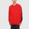 Track Taping Crew Neck Sweatshirt Asya Bedenleri “Red”