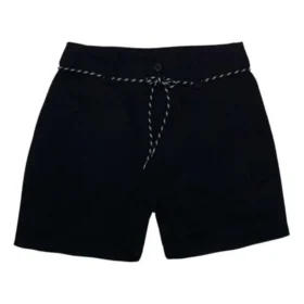 Twill Utility Şort Asya Bedenleri “Siyah”