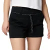 Twill Utility Şort Asya Bedenleri “Siyah”