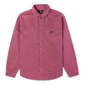 Twill Uzun Kollu Düğmeli Gömlek Asya Bedenleri “Berry”