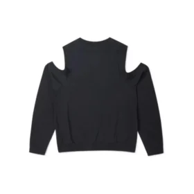 Twisted Knits Cold Shoulder Top Asya Bedenleri “Siyah”