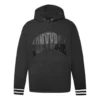 Twisted Varsity Kapüşonlu Sweatshirt Asya Bedenleri “Siyah”