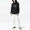 Twisted Varsity Kapüşonlu Sweatshirt Asya Bedenleri “Siyah”