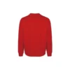 Unisex Logo Baskılı Yuvarlak Yaka Sweatshirt Kırmızı
