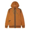 UTILITY FULL ZIP Kapüşonlu Sweatshirt Asya Bedenleri “Koyu Soba Kahverengi”