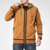 UTILITY FULL ZIP Kapüşonlu Sweatshirt Asya Bedenleri “Koyu Soba Kahverengi”
