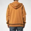 UTILITY FULL ZIP Kapüşonlu Sweatshirt Asya Bedenleri “Koyu Soba Kahverengi”