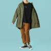 Utility Parka Asya Bedenleri “Askeri Yeşil”