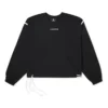 Uzun Kollu Jersey Crew Asya Bedenleri “Siyah”