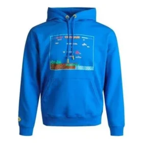 Video Oyunu Grafik Kapüşonlu Sweatshirt Asya Bedenleri “Mavi” Video Oyunu Grafik Kapüşonlu Sweatshirt Asya Bedenleri “Mavi”