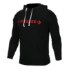 Wordmark Büyük Logolu Kapüşonlu Sweatshirt Asya Bedenleri “Siyah”