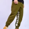 Wordmark Jogger Asya Bedenleri “Zeytin Yeşili”