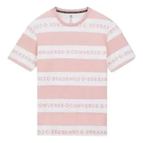 Wordmark Logo Tişört Asya Bedenleri “Pembe”