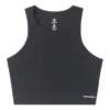 Wordmark Örgü Tank Top Asya Bedenleri “Siyah”