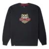 Yeni Yıl Serisi Kaplan Desenli Yuvarlak Yaka Sweatshirt Asya Bedenleri “Siyah”