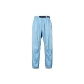 Yükseltilmiş Dokuma Chambray Jogger Asya Bedenleri “Mavi”