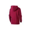 Yıldız Şerit Nakışlı Pullover Kapüşonlu Sweatshirt Asya Bedenleri “Koyu Kırmızı”