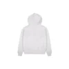 Yıldızlı Chevron Desenli Kapüşonlu Sweatshirt BB Asya Bedenleri “Beyaz”