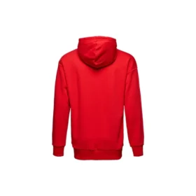 Yıldızlı Chevron Kapüşonlu Sweatshirt Asya Bedenleri “Kırmızı”